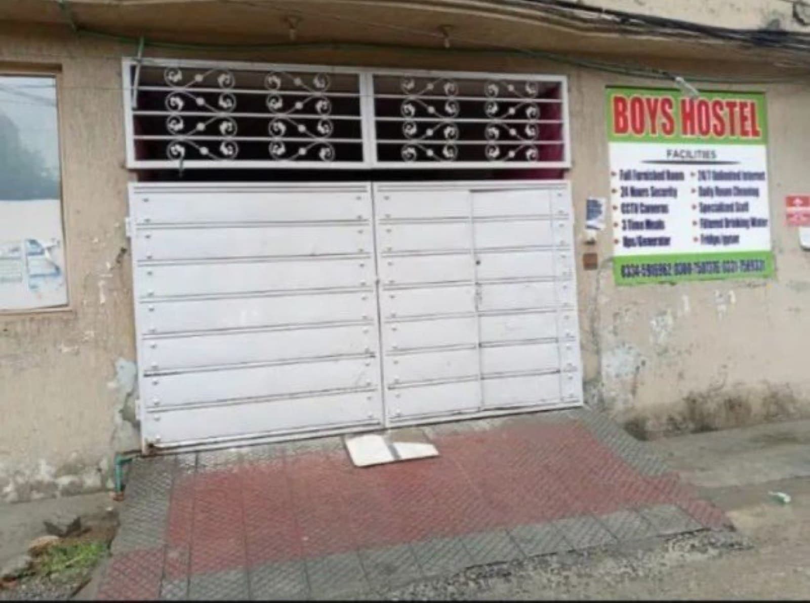 AlKhair Boys Hostel 7th Road Rawalpindi – entry gate